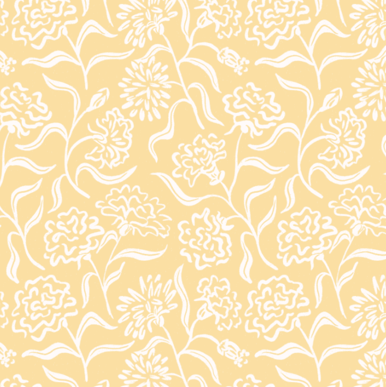 Preppy Butter Yellow Carnations