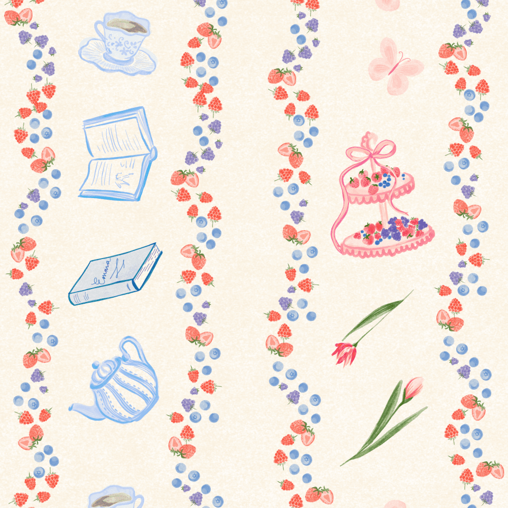 Bookish Preppy Garden Tea Party
